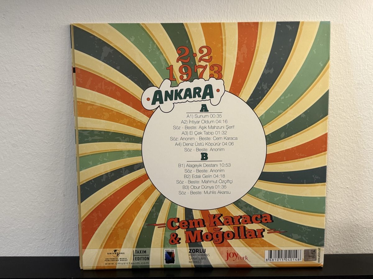 Dischi in vinile: Cem Karaca & Mogollar - Ankara 1973 - Vinyle Rare! – Usato da Delémont venduto da Studio_du_soleil 1