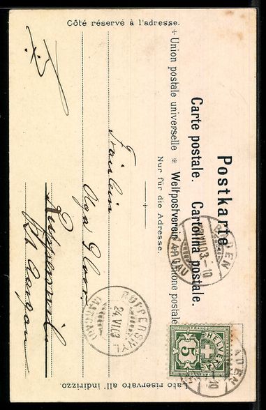 Cartes postales: AK Baden, Blick vom Schloss Stein – D'occasion à Berlin par bartko-reher 1