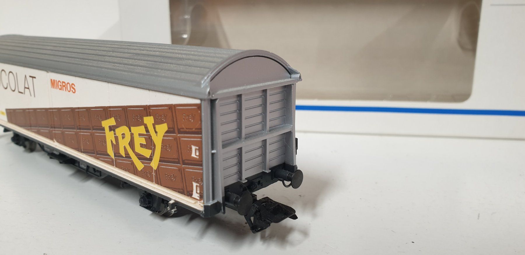 Märklin Modellini di ferrovie: Märklin SBB Hbils Frey Güterwagen H0/AC – Usato da Geroldswil venduto da TopTrain54 3