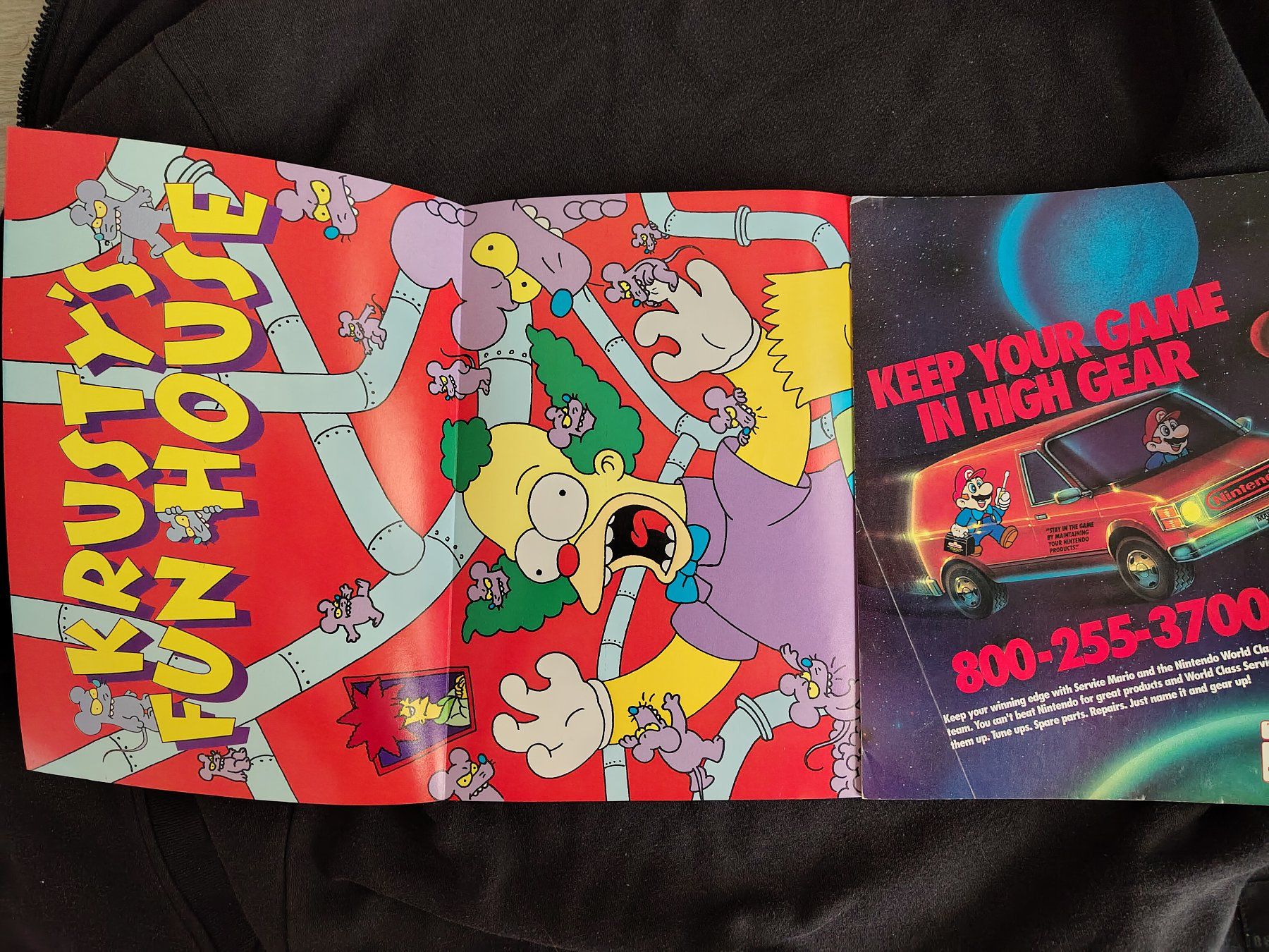 Giochi: Nintendo Power Magazin mit Simpson Poster Volume 36 – Usato da Schachen LU venduto da retrogamer 2