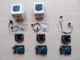 3 Cartes Pixy + 3 Arduino Uno