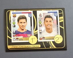 Christiano Ronaldo & Lionel Messi Golden Sticker 2016