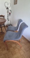 Modern geschwungene Stühle Alcantara