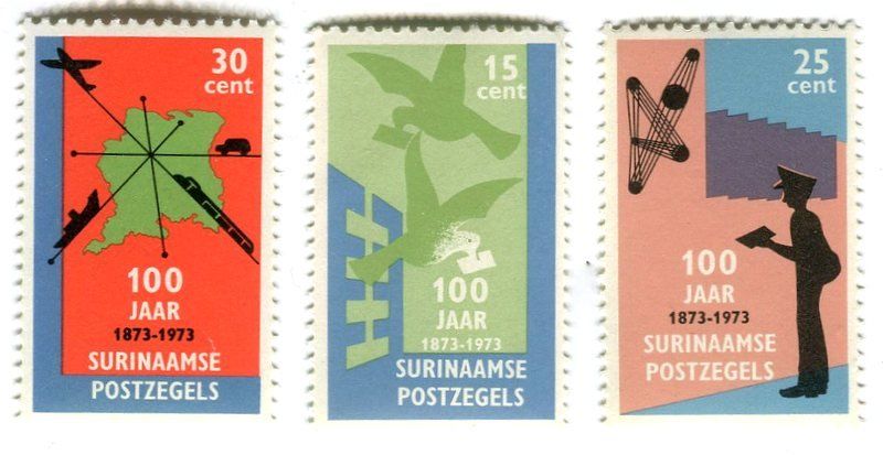 Tutti i francobolli: Briefmarken "Briefträger". Suriname – Nuovo e nell'imballaggio originale da Basel venduto da Butsch5
