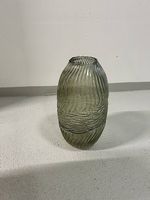 IKEA Glasvase Olivgrün  Schöne Struktur / Vintage-Stil