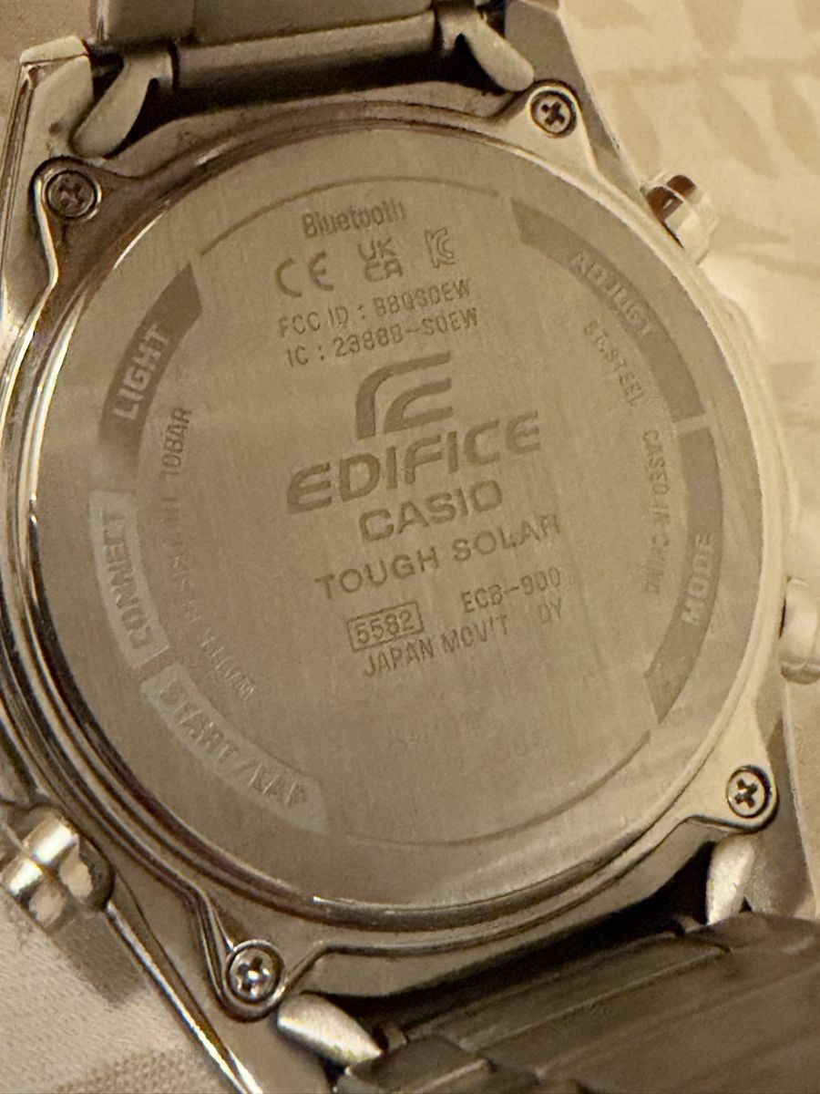 Casio Orologi: Casio Edifice ECB-900DB-1A Solar Bluetooth Saphirglas – Usato da Winterthur venduto da adr_9cpb 1