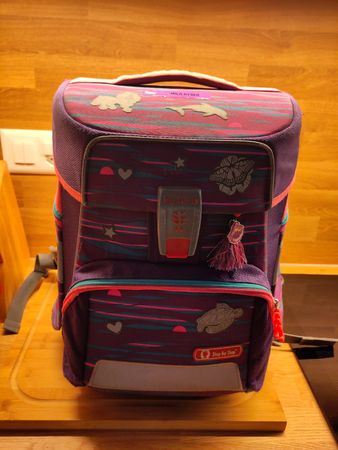 Step by Step Schulranzen Lila/Pink/Türkis mit Zubehör