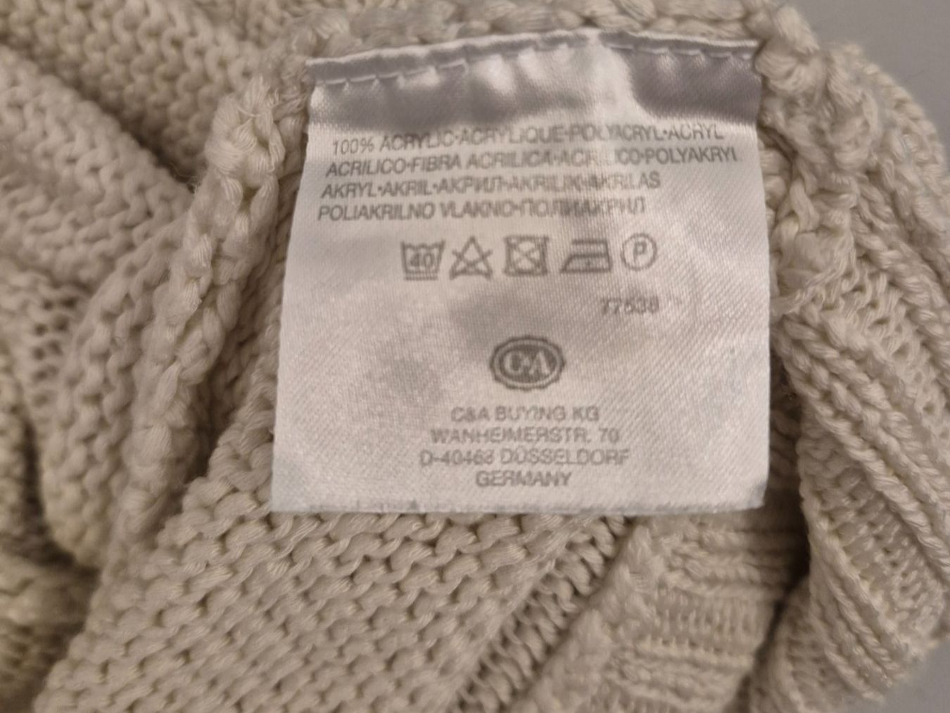 C&A Top: Sommerlicher Strickpullover, Beige – Usato da La Neuveville venduto da Vestiaire_2011 4