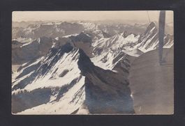 Flugzeug über d. Berner-Alpen, AD ASTRA AERO Schweiz, 1923