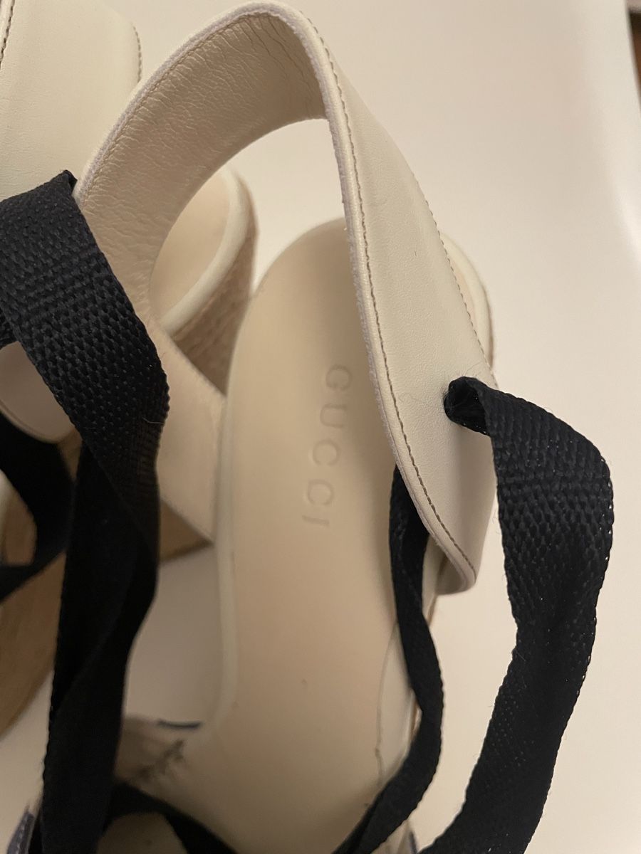 Gucci Scarpe da donna: Espadrilles compensées Gucci rayées, taille 37 Neuves – Nuovo (secondo la descrizione) da Lausanne venduto da Charly_brune 1