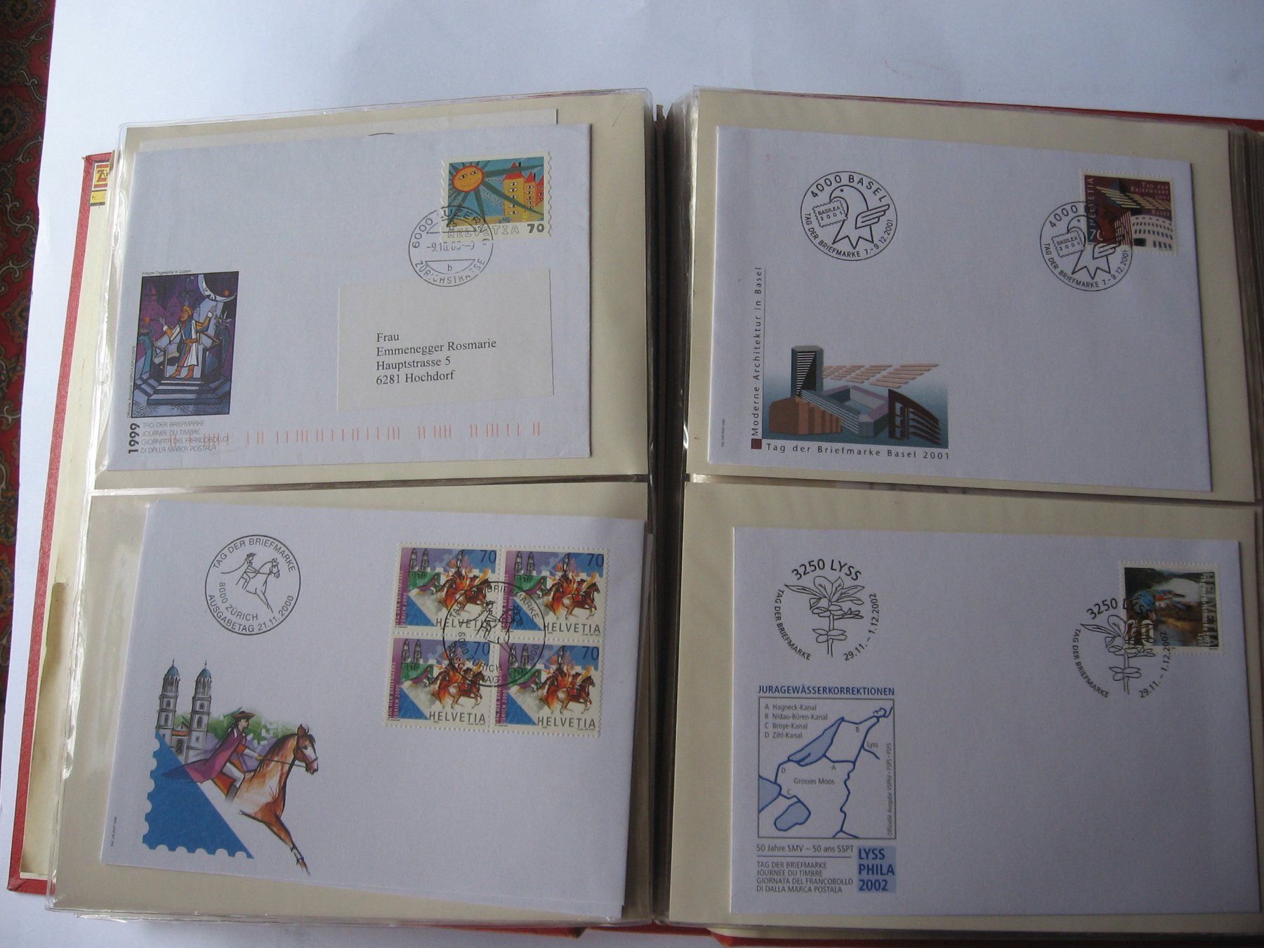 Tutti i francobolli: Album mit Tag der Briefmarkenbelegen – Usato da Nürensdorf venduto da Misterq 9