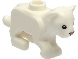 LEGO Löwenbaby weiss Lion cub white unbespielt