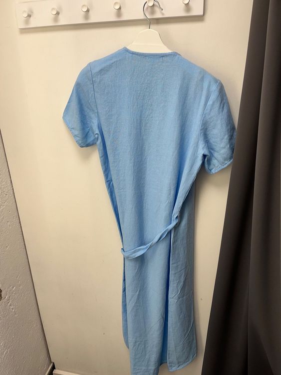 Kleider: Wickelkleid XS Leinen Leinenkleid Knowledge Cotton Apparel – Neu (gemäss Beschreibung) aus Aarau von REVIVI 2