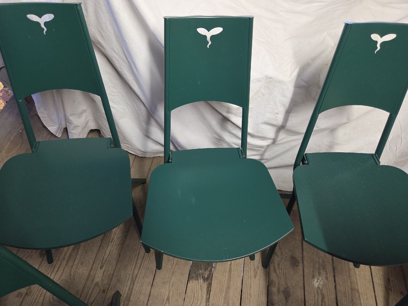 Stühle: 6 Klappstühle Metall – Gebraucht aus Wädenswil von weihpos 7
