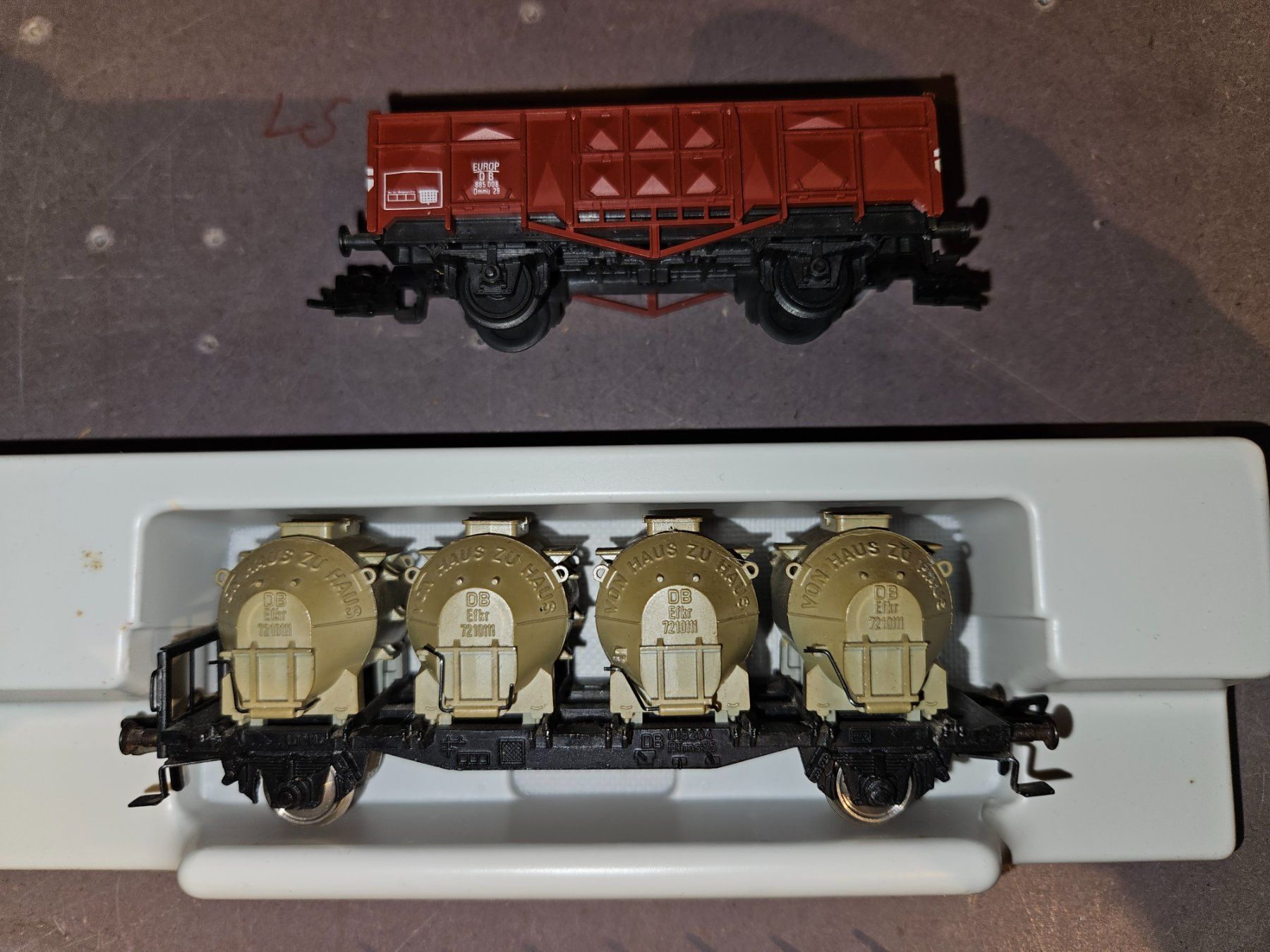 Fleischmann Modellini di ferrovie: Fleischmann Güterwagen  mit OVP – Usato da Bern venduto da lukas90pilze 4