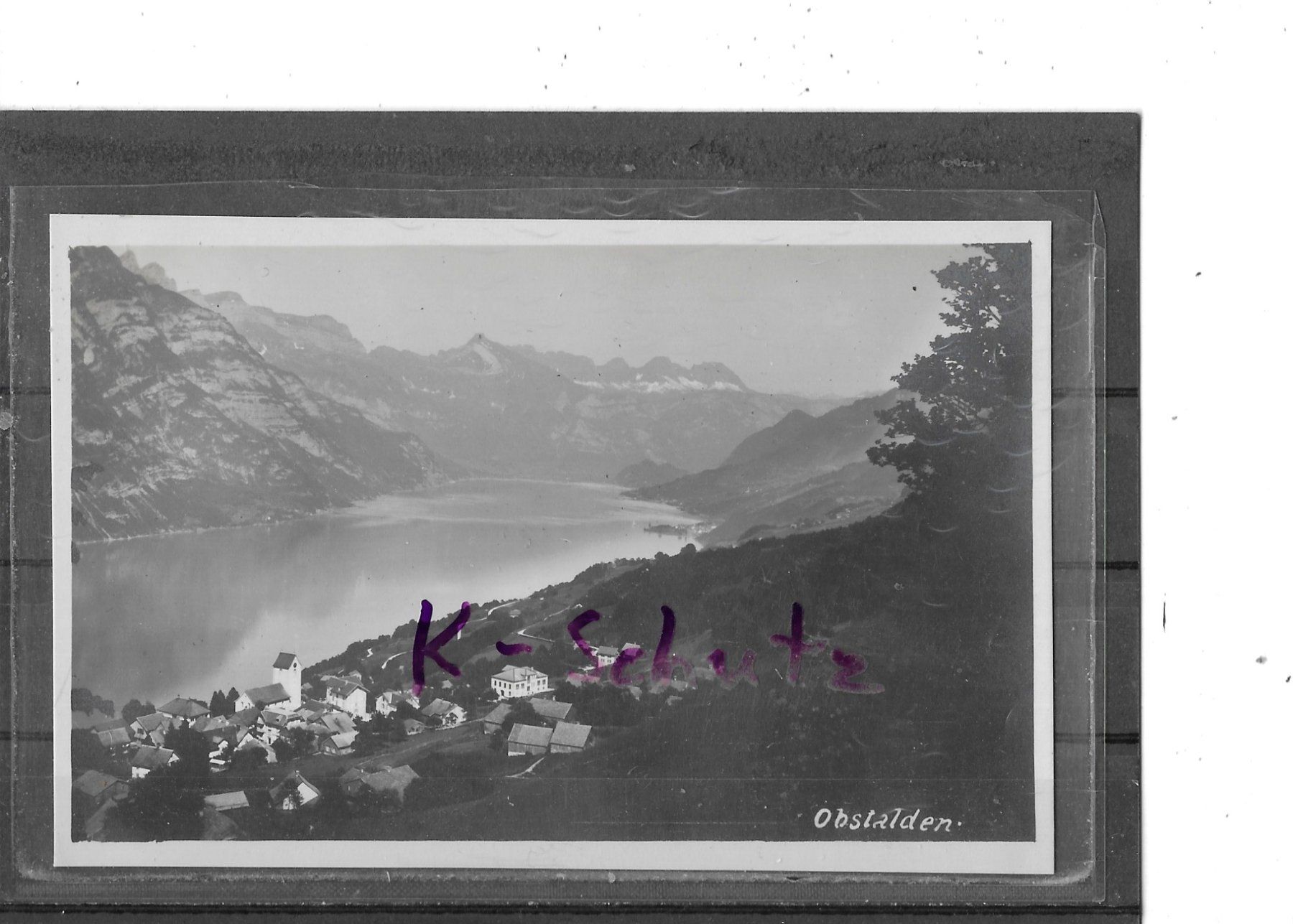 Cartoline postali: GL Obstalden – Usato da Schocherswil venduto da Wilare