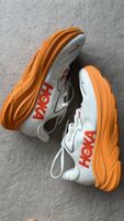 Hoka Clifton 10 Running Shoes White Orange Size 40
