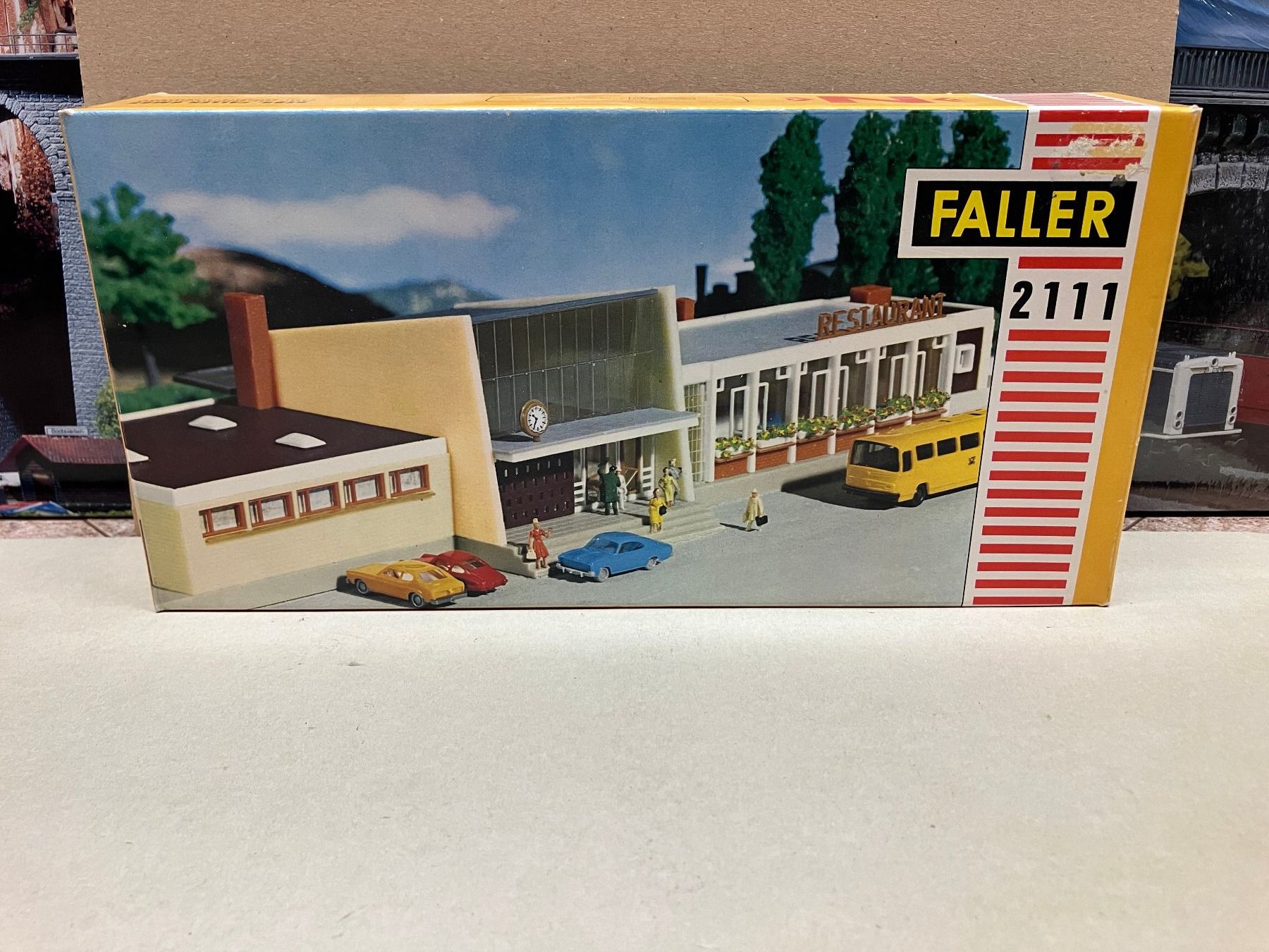 Faller Modellini di ferrovie: Faller N 2111 Bahnhof "Neustadt", Bausatz – Nuovo (secondo la descrizione) da Neuendorf venduto da sitek071