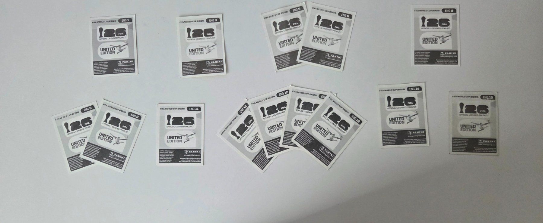 Panini Carte collezionabili: Sticker Panini WM 2026 ENG 14 Stk – Nuovo (secondo la descrizione) da Baar venduto da Honzik02 1