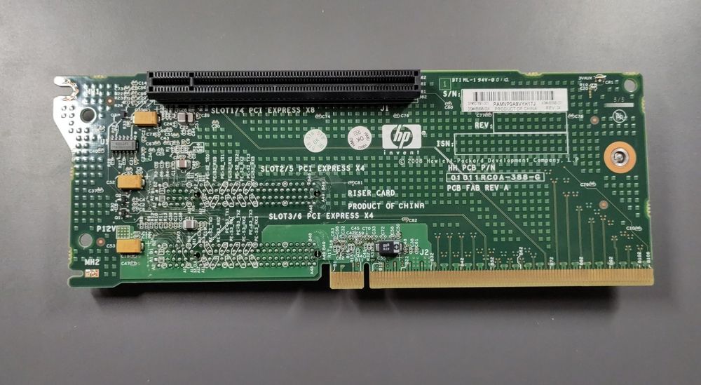 HP Riser-Board 1x PCI-E x8 / 2x PCI-E x4 507691-001 | Kaufen auf Ricardo