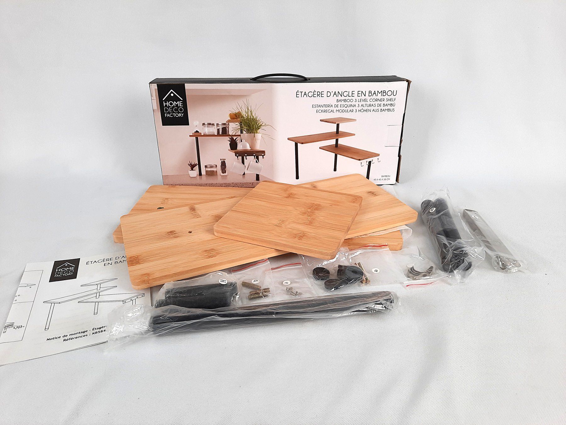 Scaffali: HOME DECO FACTORY Eckregal modular – Nuovo (secondo la descrizione) da Beinwil am See venduto da Restwert_Beinwil 3