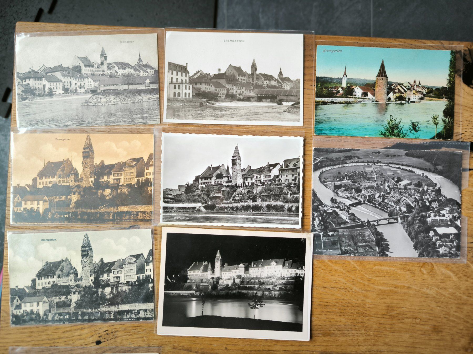 Cartoline postali: 11 Alte Ansichtskarten Bremgarten usw. – Usato da Boswil venduto da florida12 1