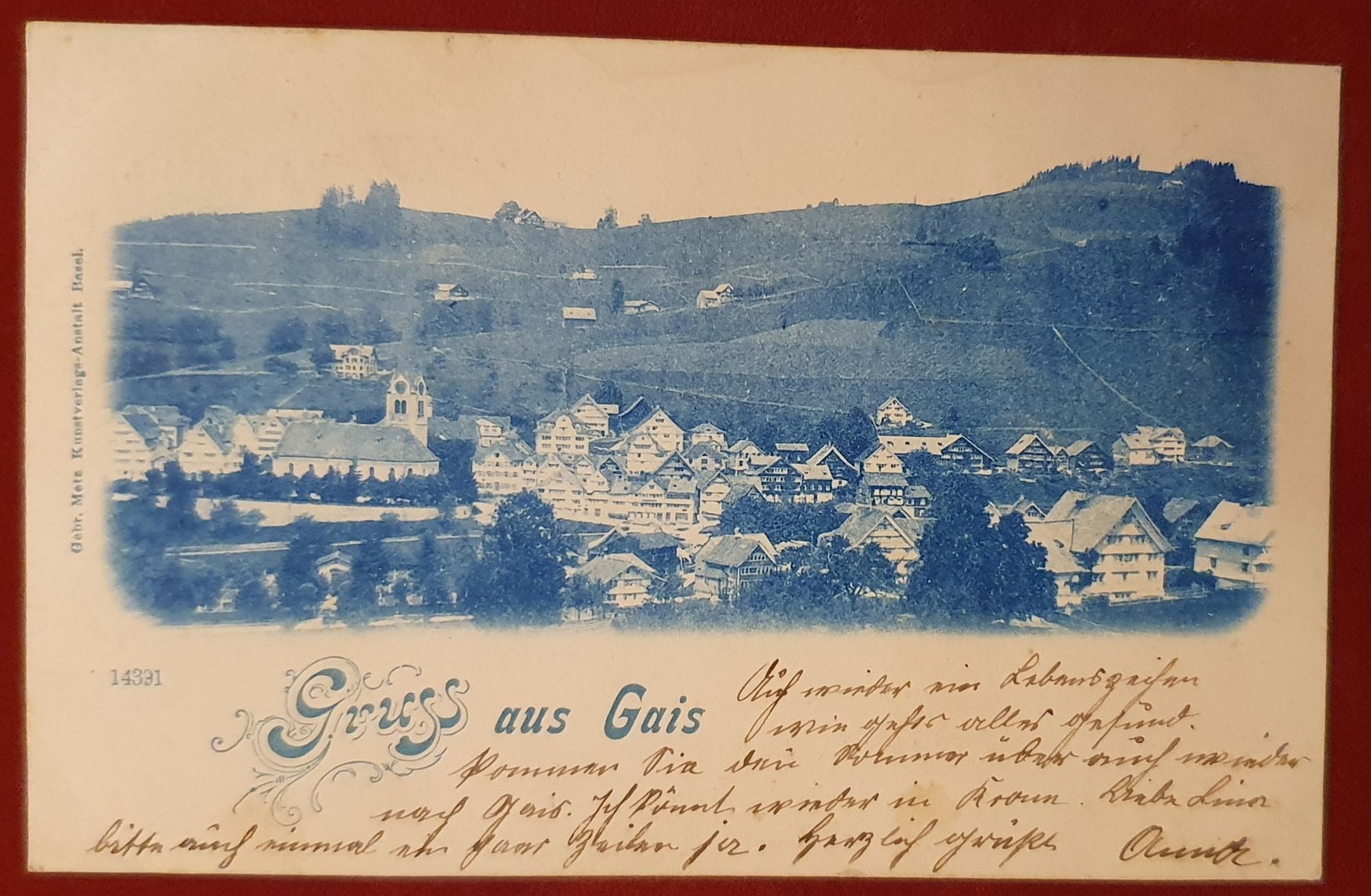 Cartoline postali: Gruss aus Gais 1901 – Usato da Kreuzlingen venduto da Rschweiz1