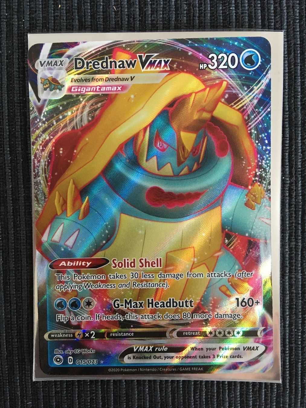 Pokémon Sammelbilder & Trading cards: Pokemon Drednaw Vmax Champions Path – Neu (gemäss Beschreibung) aus Wabern von Collectfun