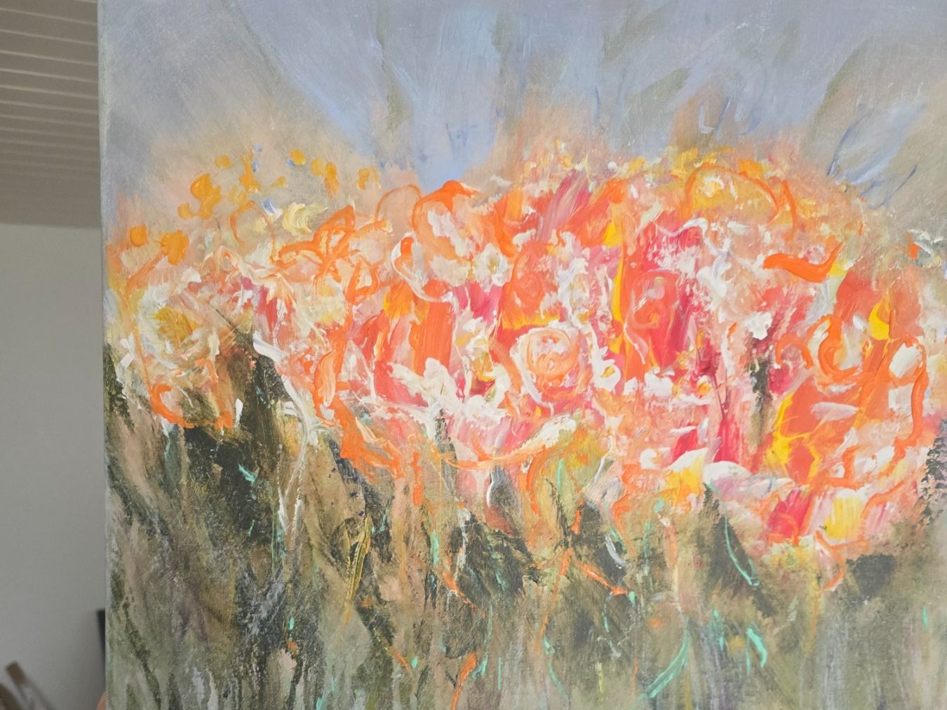 Gemälde: Acrylgemälde auf Leinwand 50x50 cm, Unikat!!! – Neu und originalverpackt aus Beinwil am See von Superchance 2