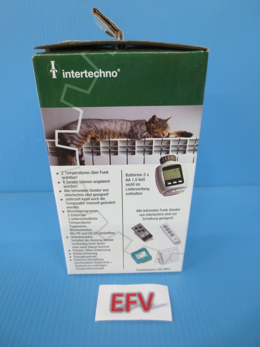 Danfoss Systèmes de contrôle: Intertechno Funk-Heizkörperthermostat ITH-610 Danfoss OVP – Neuf avec emballage d'origine à Sulz LU par Elektrofachverkauf 6