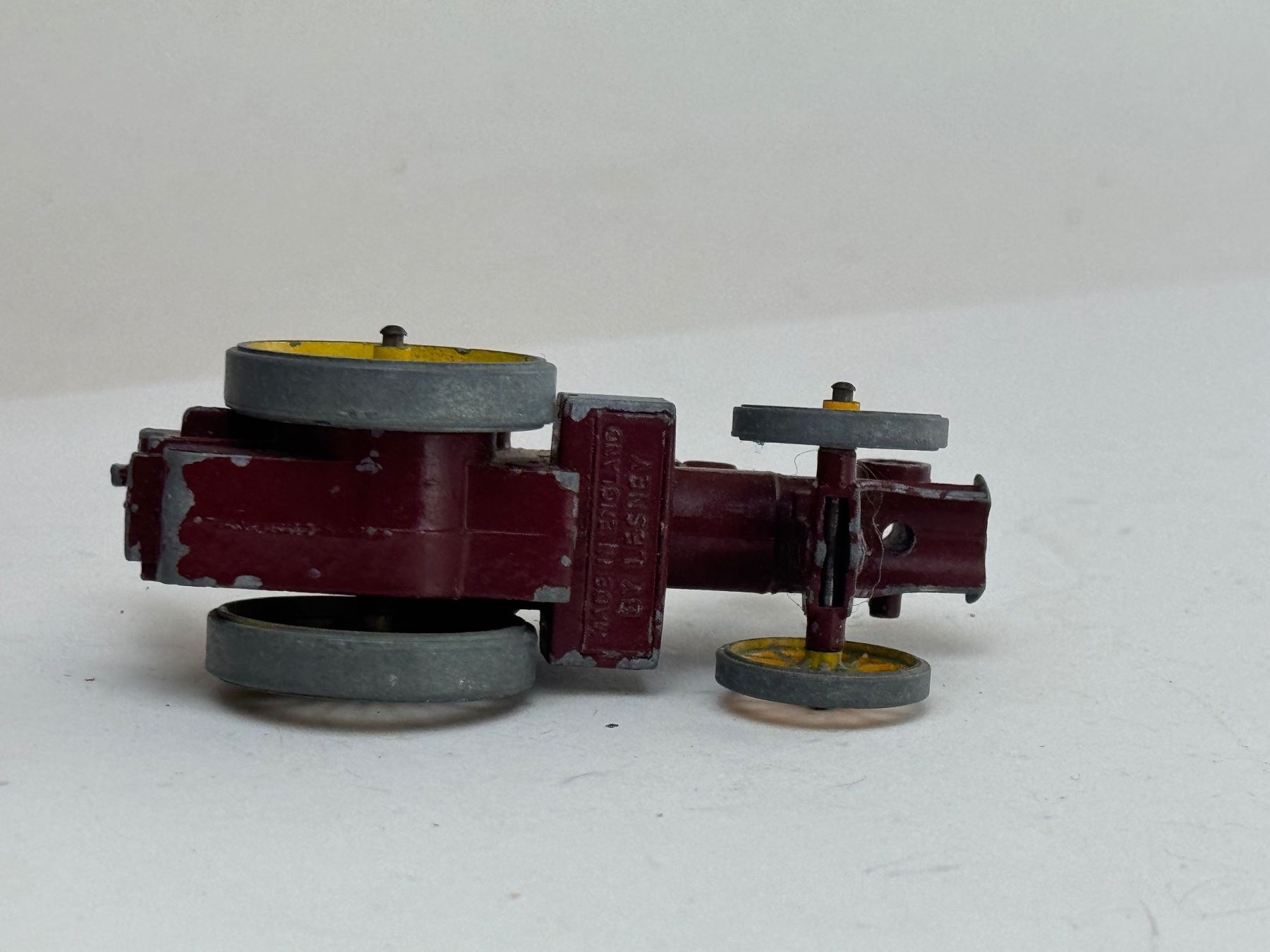 Lesney Modellini d'auto: GB5- Lesney  Strassenwalze rot ohne Dach – Usato da Elm venduto da Wikmtz 2