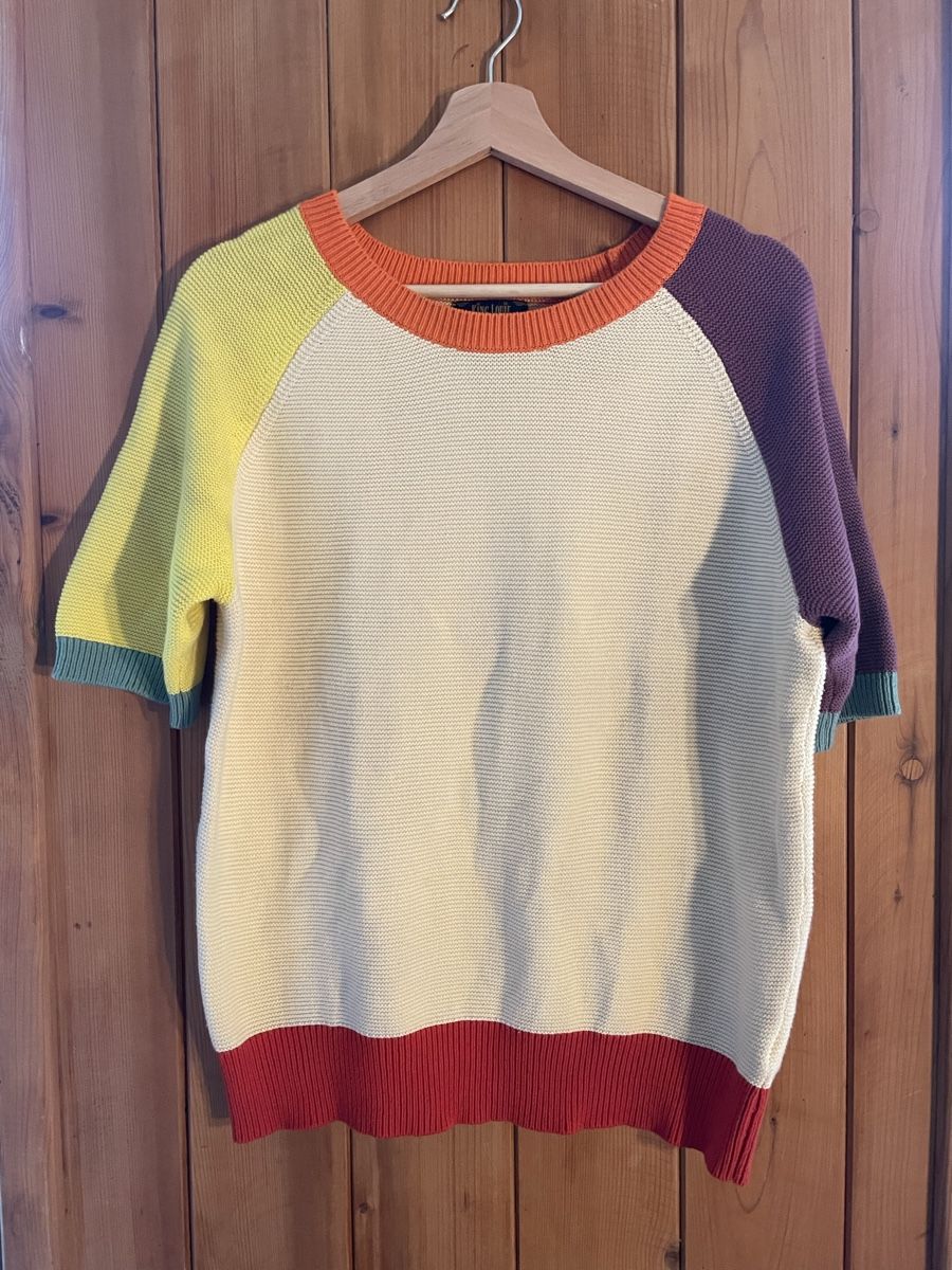 King Louie T-shirt: King Louie Strickshirt bunt Gr. M – Usato da Wabern venduto da soma.83