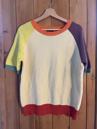 King Louie Strickshirt bunt Gr. M