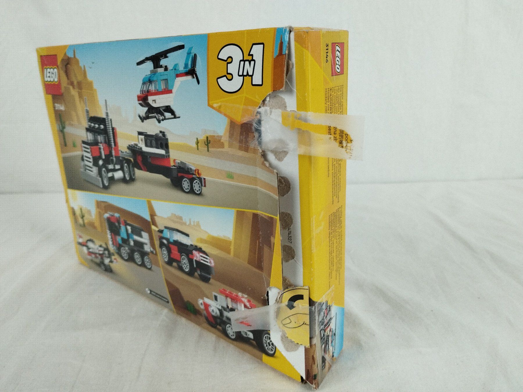 Lego Jeux de construction: LEGO Creator 31146 Tieflader mit Hubschrauber – D'occasion à Schübelbach par Restwert_Schubelbach 8