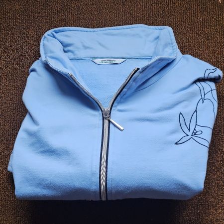 Trainerjacke, 100% Baumwolle, Grösse 46