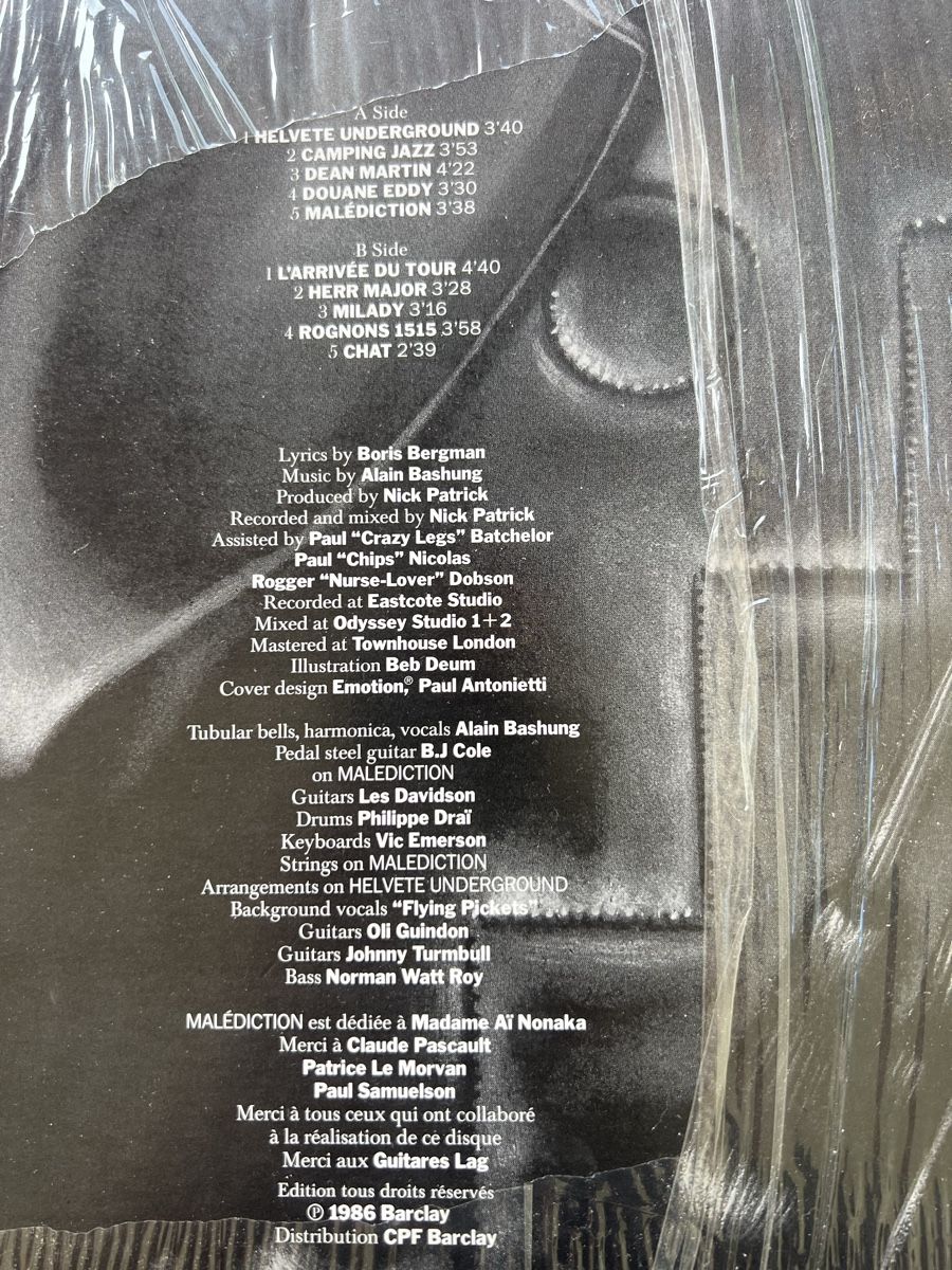 Dischi in vinile: 33 tours Alain Bashung – Nuovo (secondo la descrizione) da Lugnorre venduto da cla_j6bq 1