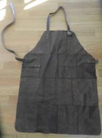 Lederschürze Elsa Form braun Grill / Koch / Hobbyschürze