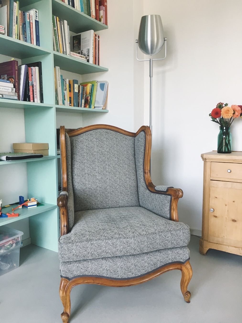 Poltrone: Vintage Sessel mit neuem Bezug – Usato da Winterthur venduto da pippilotta_p9q9