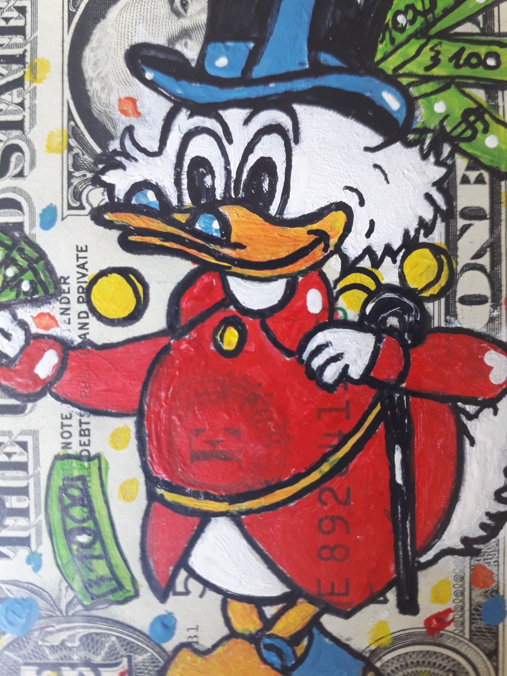 Gemälde: Gemälde Dagobert Duck Manuela Reitz – Neu und originalverpackt aus Balve von Manu_1303 5