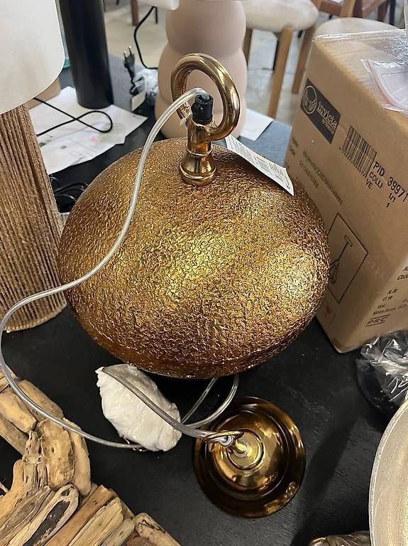 Lampadari & plafoniere: Hängeleuchte Dubai Metall antikgold – Nuovo (secondo la descrizione) da Zollikofen venduto da uniqueroom 1