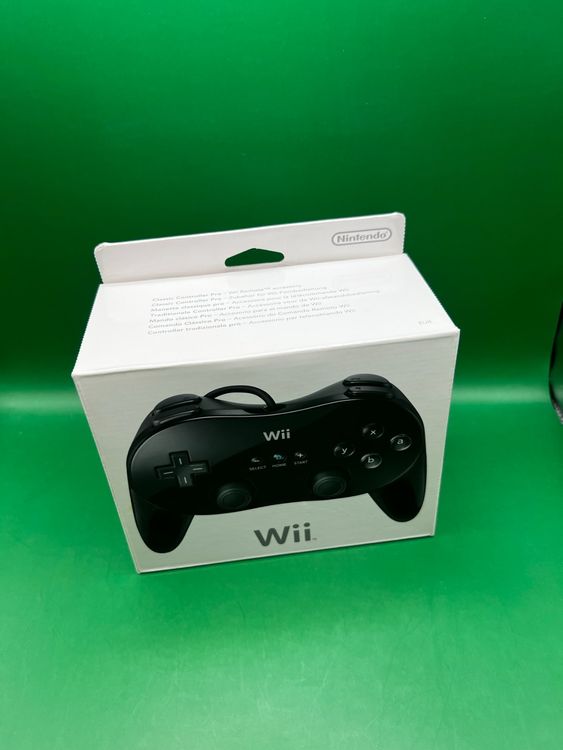 Nintendo Wii Classic Controller Pro schwarz mit OVP Kaufen auf Ricardo
