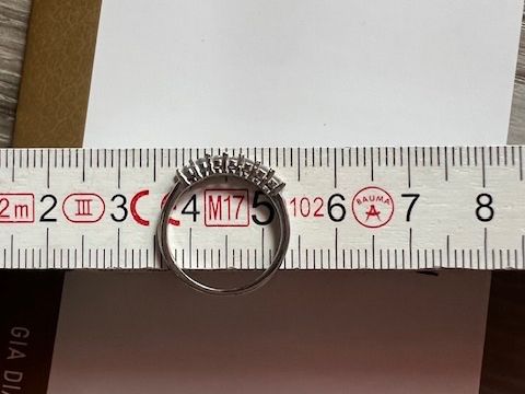 Ringe: PT950 mit 7 Diamanten. Gr 51 – Neu (gemäss Beschreibung) aus Neerach von romiping 8