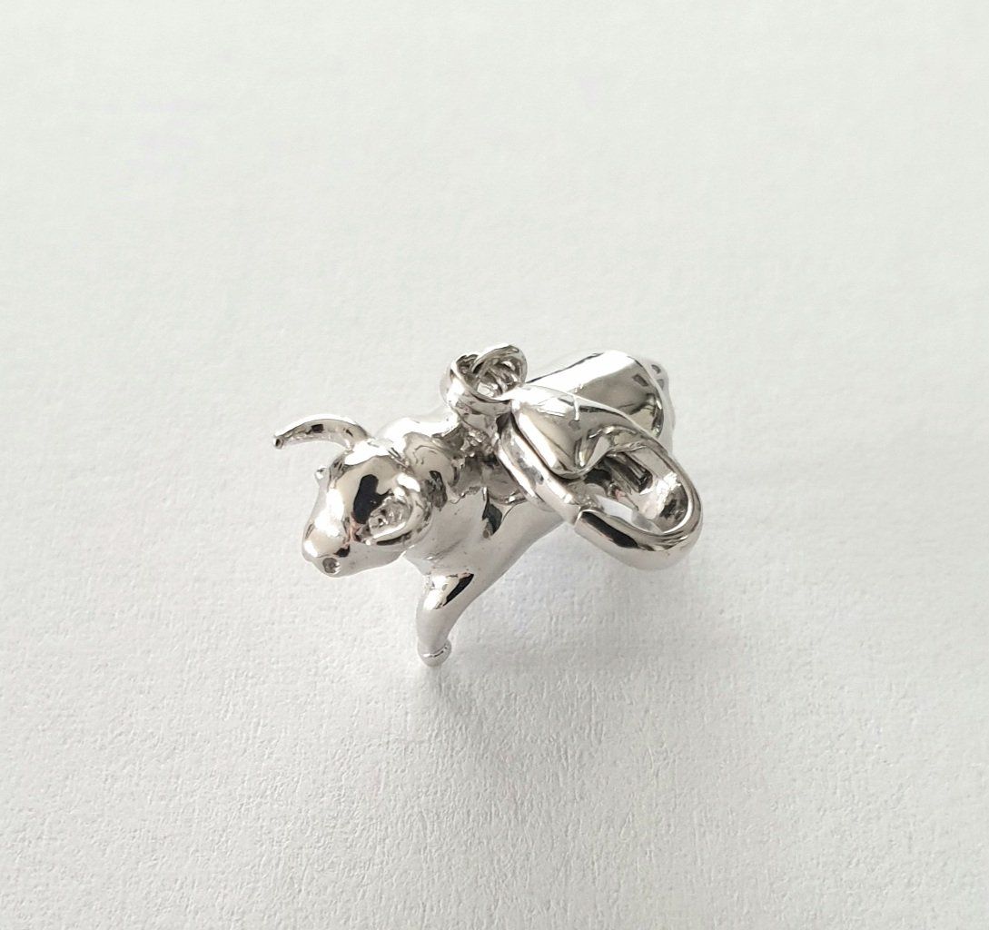 Anhänger: Charm "Stier" Silber 925 - Sternzeichen / Amulett - Neu – Neu und originalverpackt aus Uetikon am See von Coralreef 2