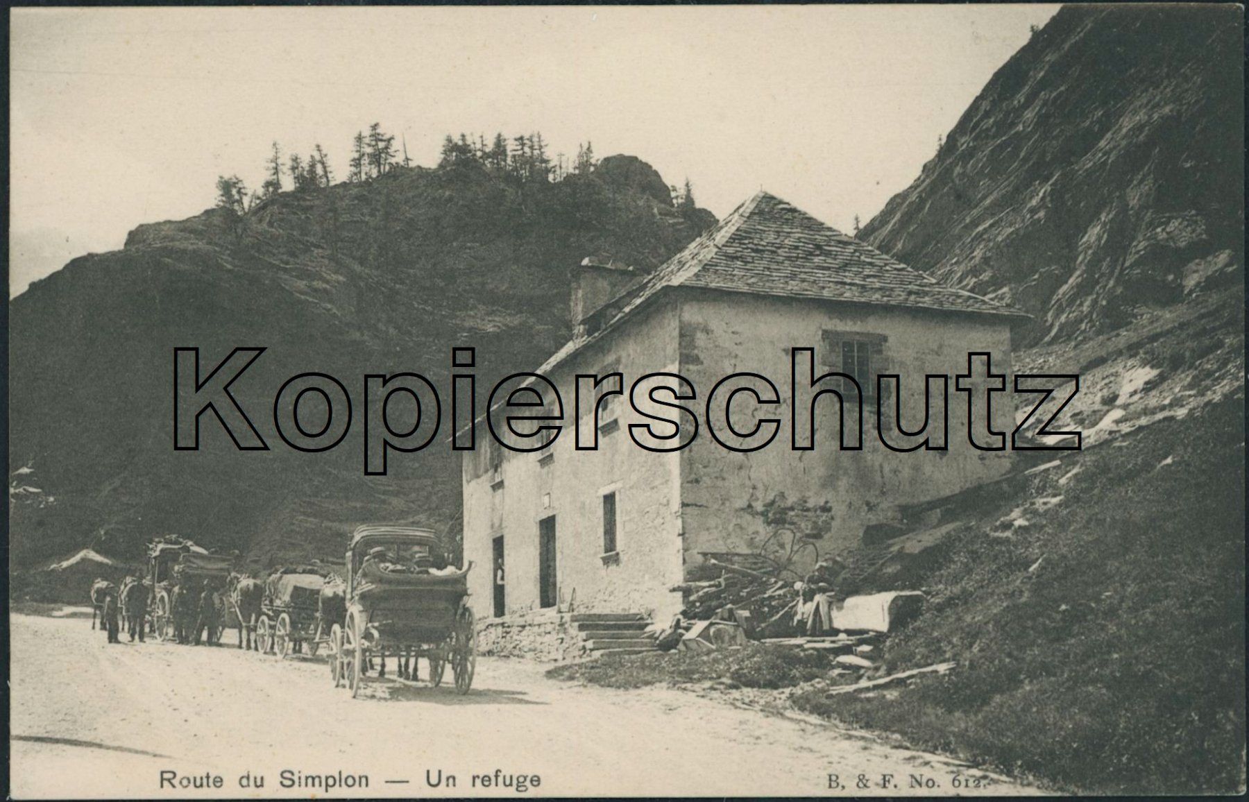 Ansichtskarten: VS Simplon Pass - Postkutsche – Neu (gemäss Beschreibung) aus Schindellegi von leecollect