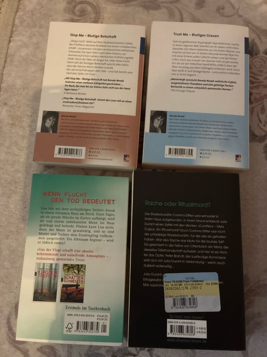 Bücher: 12 Krimi / Thriller – Gebraucht aus Konolfingen von link09 1