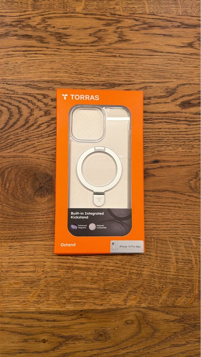 Cover & Protezioni schermo: TORRAS iPhone 15 Pro Max Schutzhülle neu mit Kickstand – Nuovo e nell'imballaggio originale da Grossaffoltern venduto da dan_9s2z