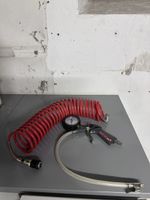 Reifenfüllmesser mit Spiralschlauch Druckluft Spritzpistole