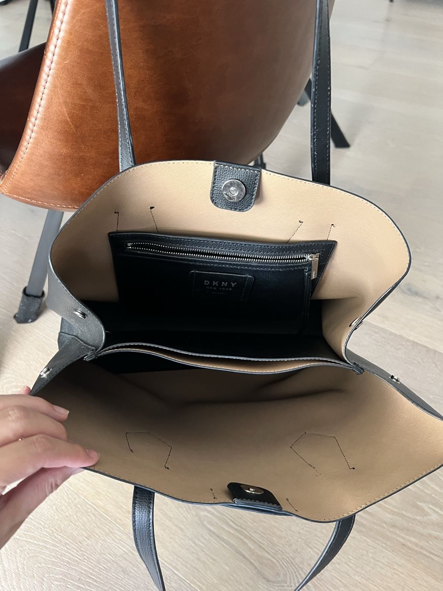 DKNY Borse da donna: DKNY Tasche schwarz Leder neuwertig – Usato da Muri AG venduto da gae_kz9y 1