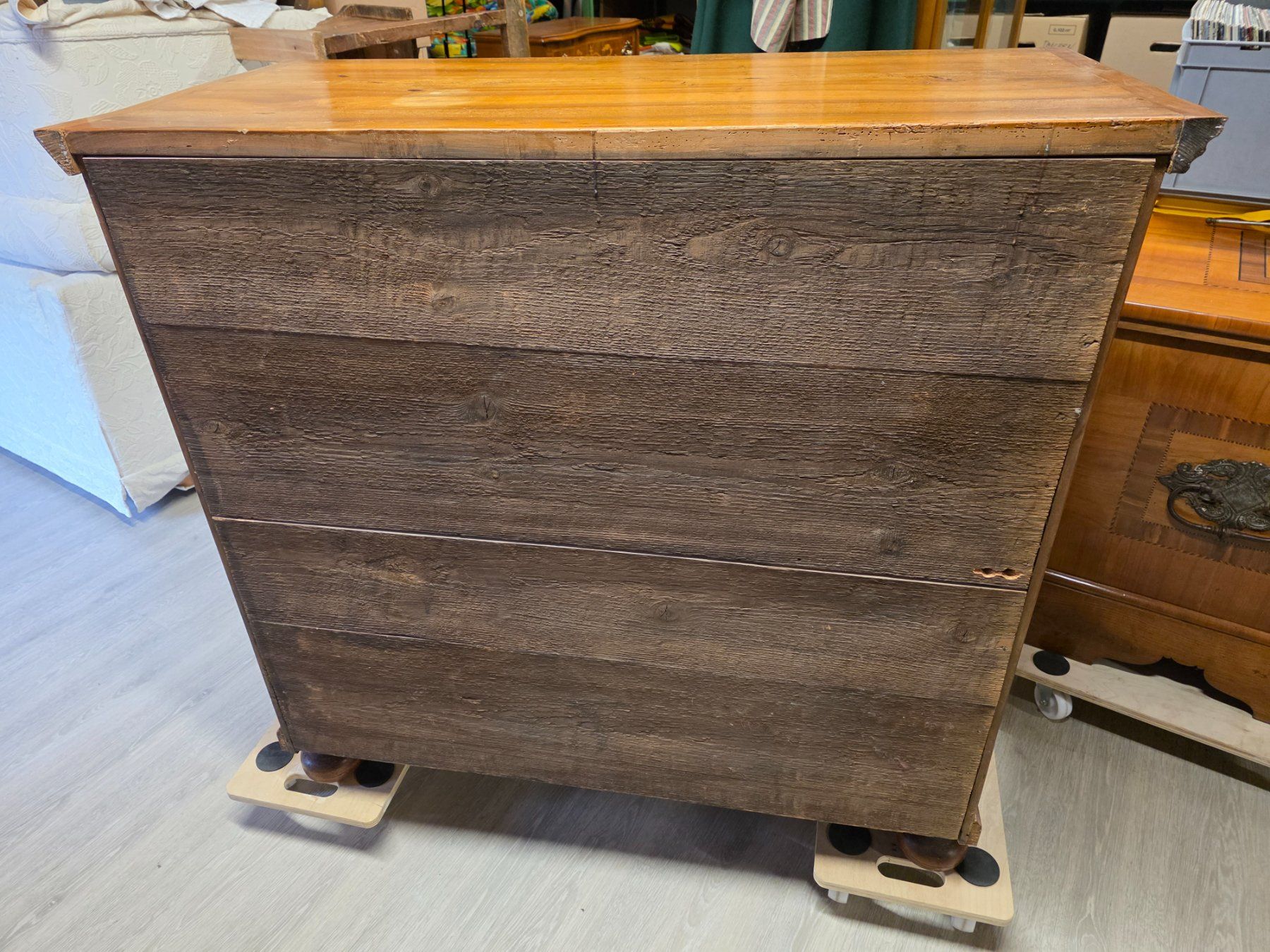 Cassettiere: antiker Intarsien Barock Holz Schrank Kommode – Usato da Walterswil BE venduto da Lonitti 7