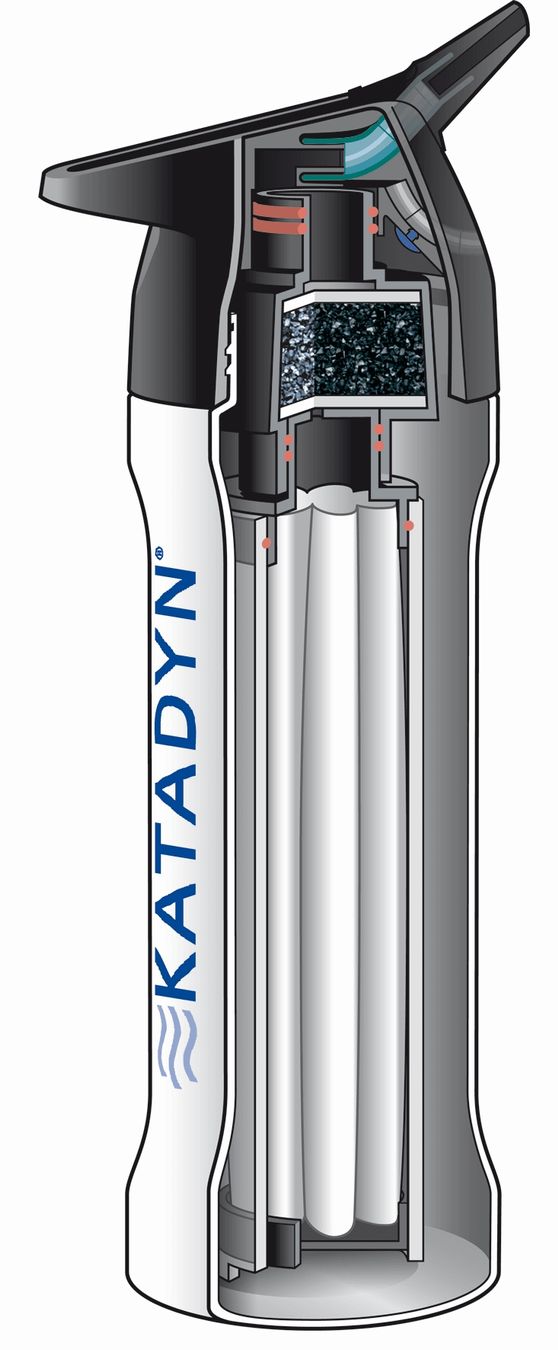 Katadyn Sanitari: Katadyn Wasserflasche mit Filtersystem - Camping, Filter – Nuovo (secondo la descrizione) da St. Gallen venduto da Arctic_Dweller 1